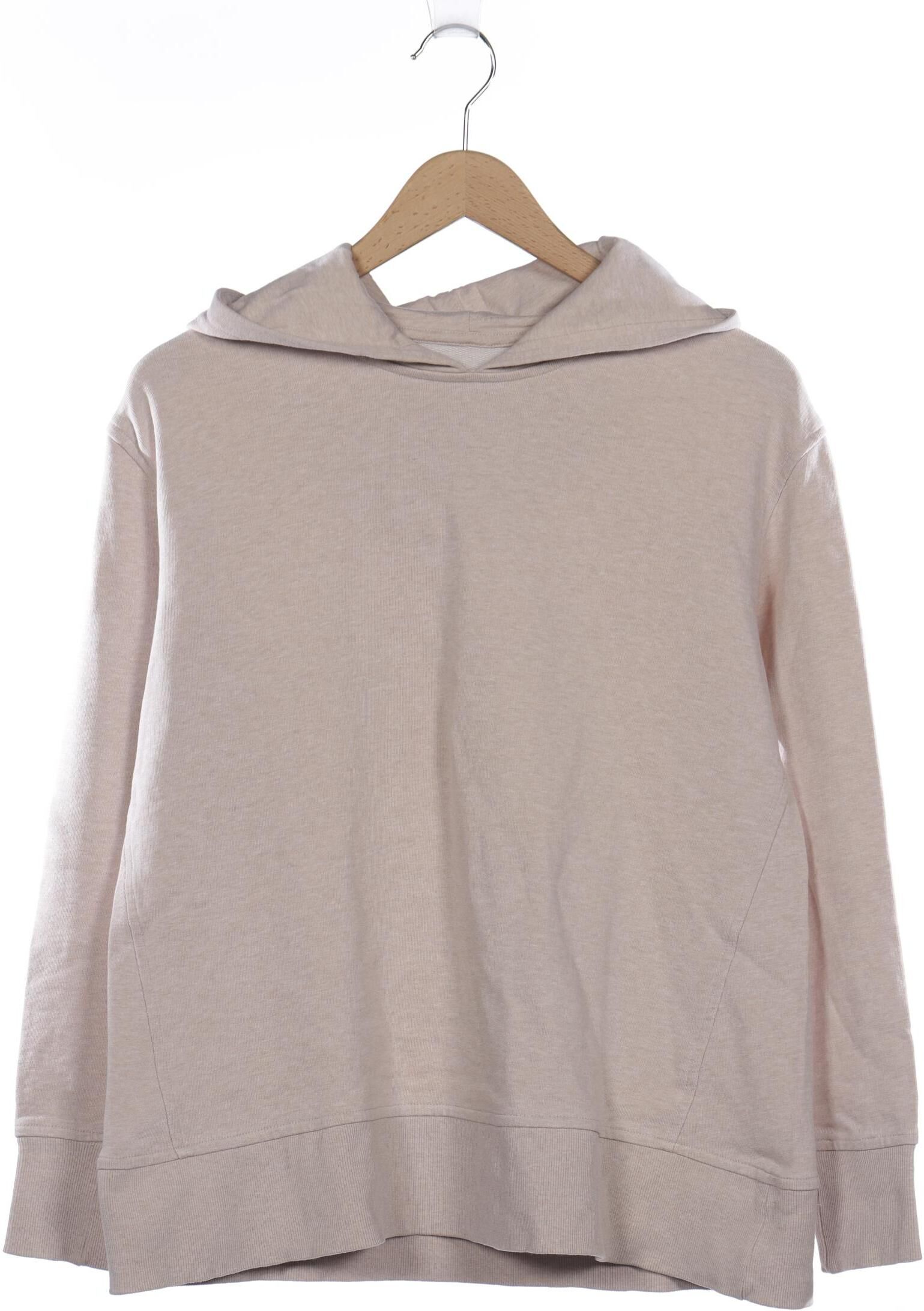 Weekday Damen Kapuzenpullover, Beige, Gr. XS, Baumwolle - Second Hand