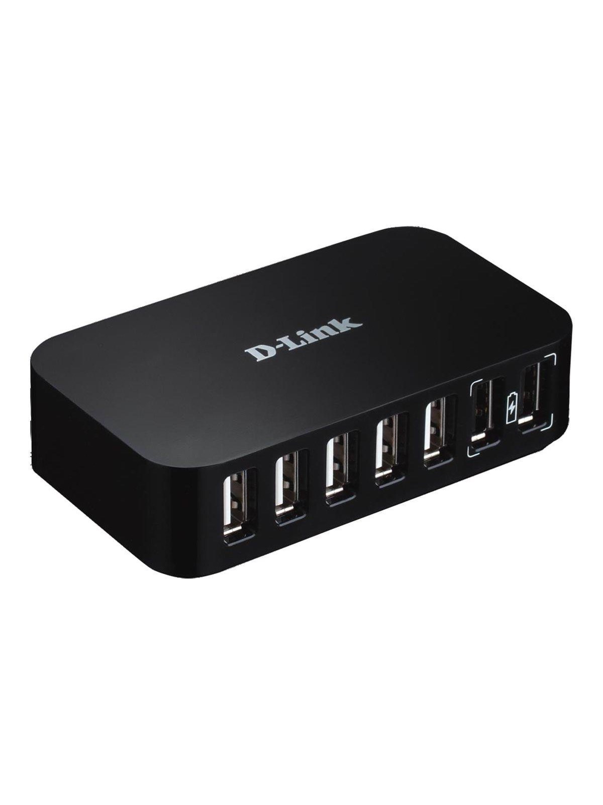 D-Link DUB-H7 USB-Hubs - 7 - Schwarz