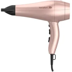GAMA, Föhn, GA.MA Diva 3D, AC, Pink, Monochromatisch, Hängender Ring, 2,2 m, 2300 W (2300 W)