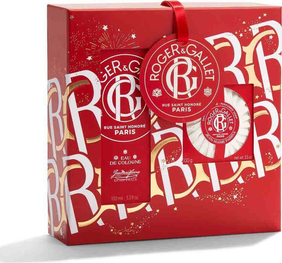 ROGER & GALLET Jean Marie Farina Set Navidad 2023 Agua + Jabón