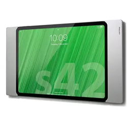 smart things sDock Fix s42, silber - Wandhalterung/Ladestation für iPad 10. Gen. 10,9, Zoll 2022, Tablet Halterung, Silber