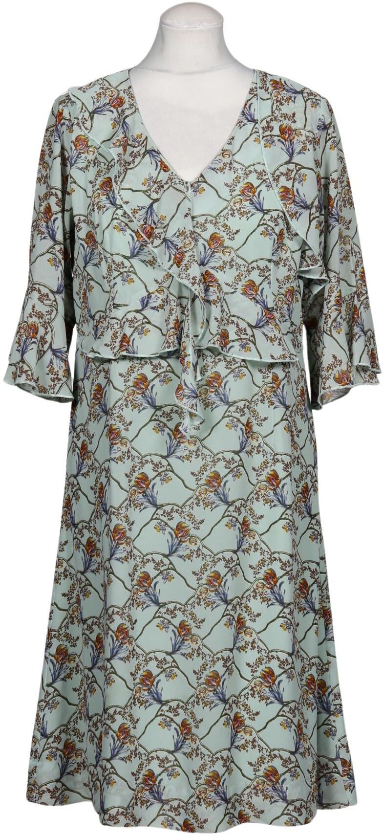 Kriss Trading Sweden Damen Kleid, Hellgrün, Gr. S, Synthetik - Second Hand