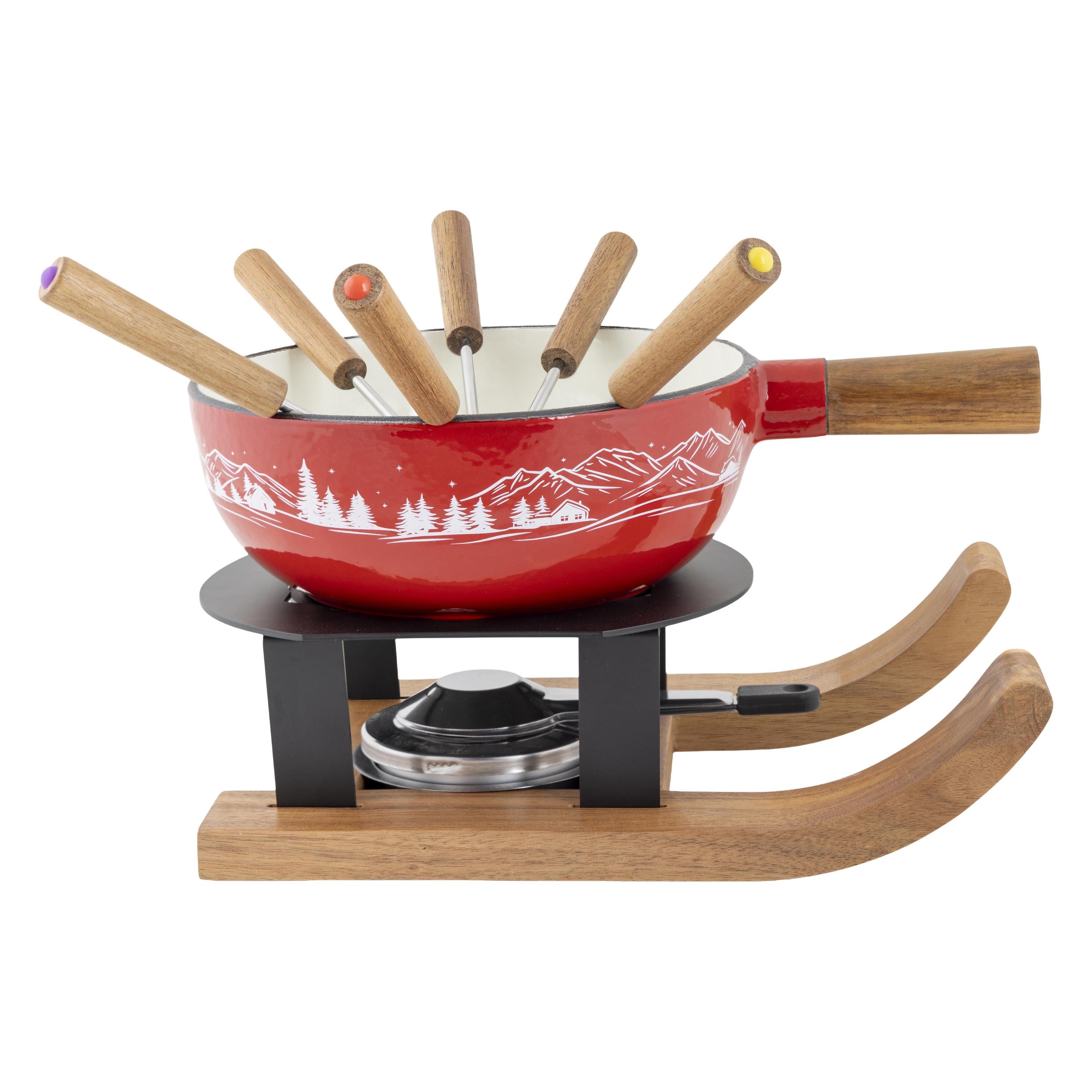 Bormioli Rocco Fondueset Aspen Ski Guss (116311)