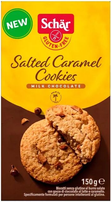 Schar Salted Caramel Cookies Mil Chocolate 150g Chocolate com Leite