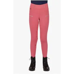QHP Reithose Reitlegging Kinder Jaily Junior Full Grip Evening Pink, QHP_19_Gr.: 128