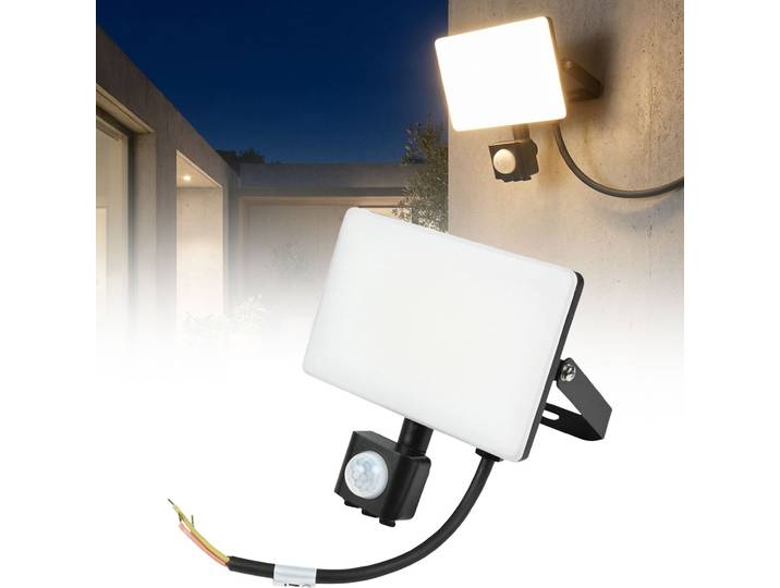 LED-Strahler, ultra-flach, Hofleuchte, IP44, 30W