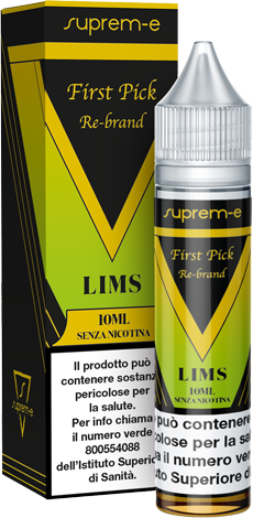 Suprem-e First Pick Re-Brand Lims Liquido Mini Shot Mix 10ml Tabacco Limone