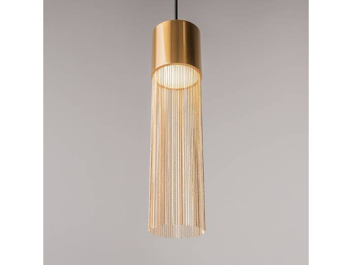 LED-Pendelleuchte Imaginary 8 x 132 x 8cm Gold Material: Metall Oberfläche Metall: Lackiert LED LED-Platine