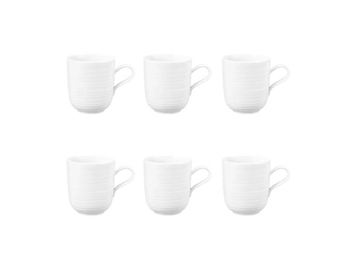 Seltmann Weiden Tasse Terra 40 cl, lot de 6 Blanc