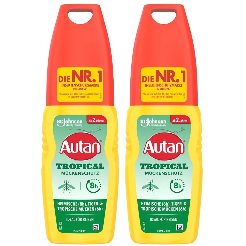 Autan Tropical Pumpspray 2x 2x100 ml Spray