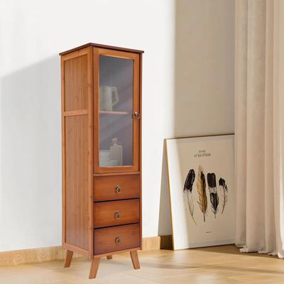 All Categories Goods Bamboo Storage Cabinet With Drawers Freestanding Bathroom Organizer Cupboards Bamboo Storage Cabinet With Drawers Freestanding Bathroom Organizer Cupboards