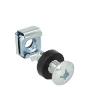 Delock Regalschrauben Muttern und Unterlegscheiben M6 25.4/48,3 cm 10"/19" Packung mit 20 (42420)