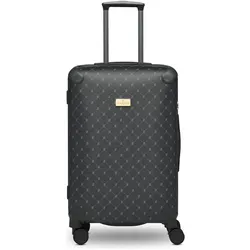 Lazarotti Palermo 4 Rollen Trolley M 66 cm, Koffer, Schwarz