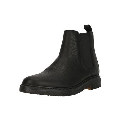 Stiefel CLARKS "Clarkdale Easy", Kinder, Gr. 44,5, schwarz, Leder, Schuhe Stiefel, mit elastischen Einsätzen an den Seiten