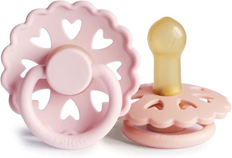 FRIGG Fairytale Size 2:6-18 months tétine The Snow Queen/The Princess and the Pea 2 pcs