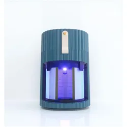 AirExchange 150-T Staalblauw Luchtreiniger 40m HEPA H13 filter, Koolstoffilter en UV-C lamp Beschermt met, Luftreiniger, Blau
