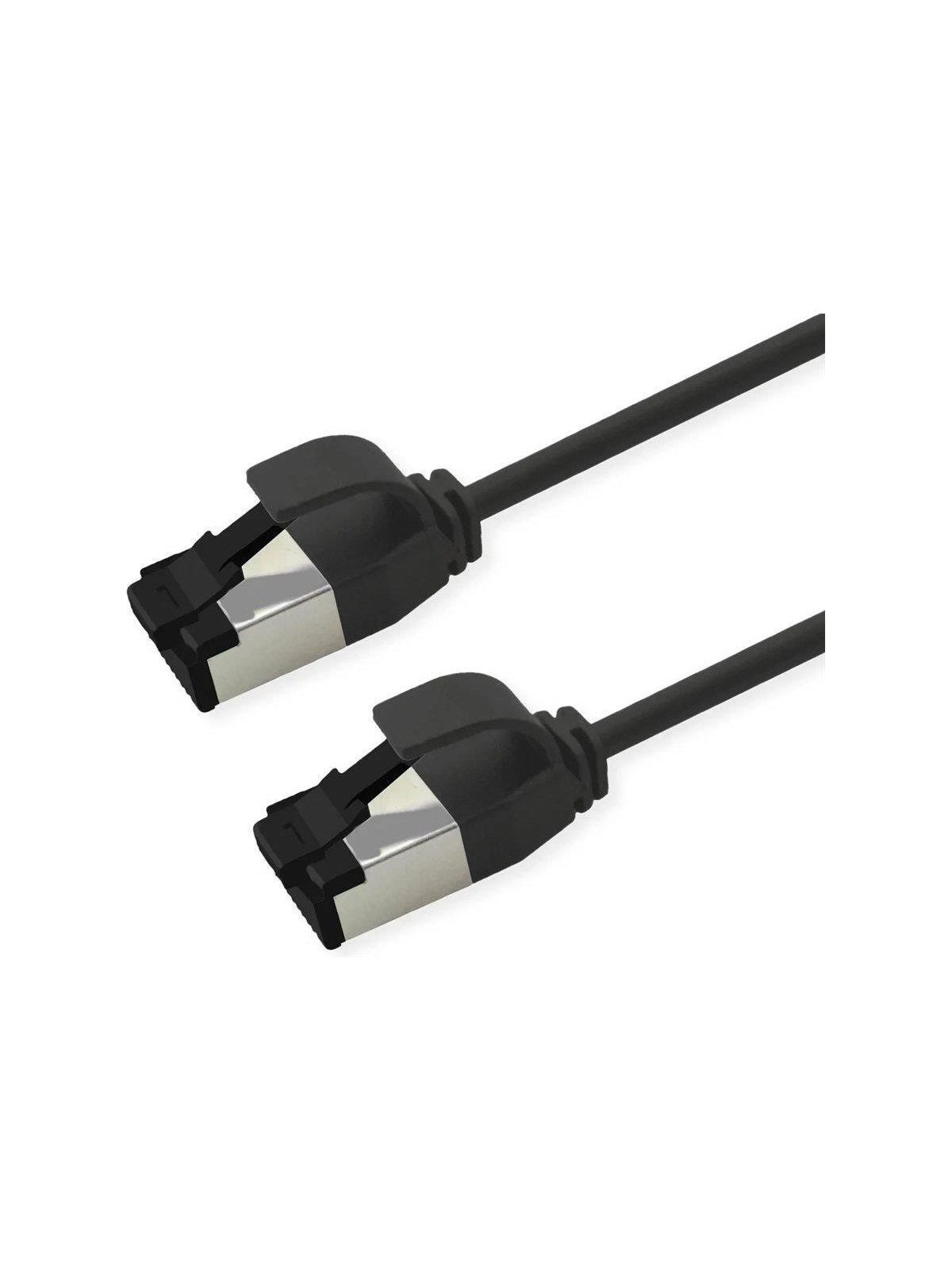 Roline patch cable - 3 m - pantone 3C black - Schwarz