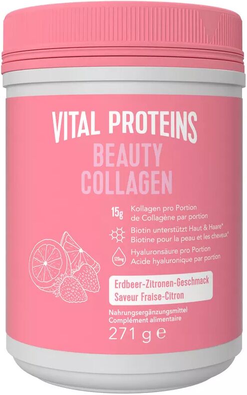 Vital Proteins - Erdbeere und Zitrone, Beauty Collagen, 271G