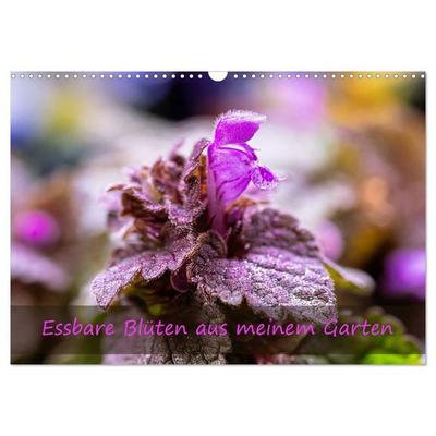 Essbare Blüten aus meinem Garten (Wandkalender 2027 DIN A3 quer), CALVENDO Monatskalender