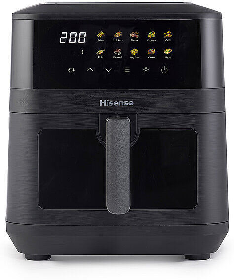HISENSE Heißluftfritteuse 2100 W 7,7l Schwarz schwarz EG