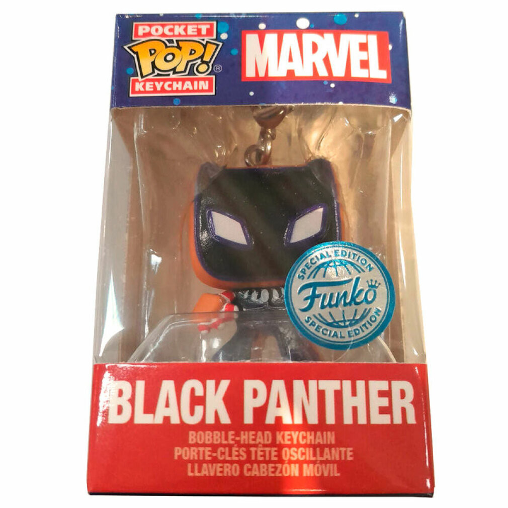 Funko Marvel Black Panther Special Edition Sleutelhanger Pocket POP!