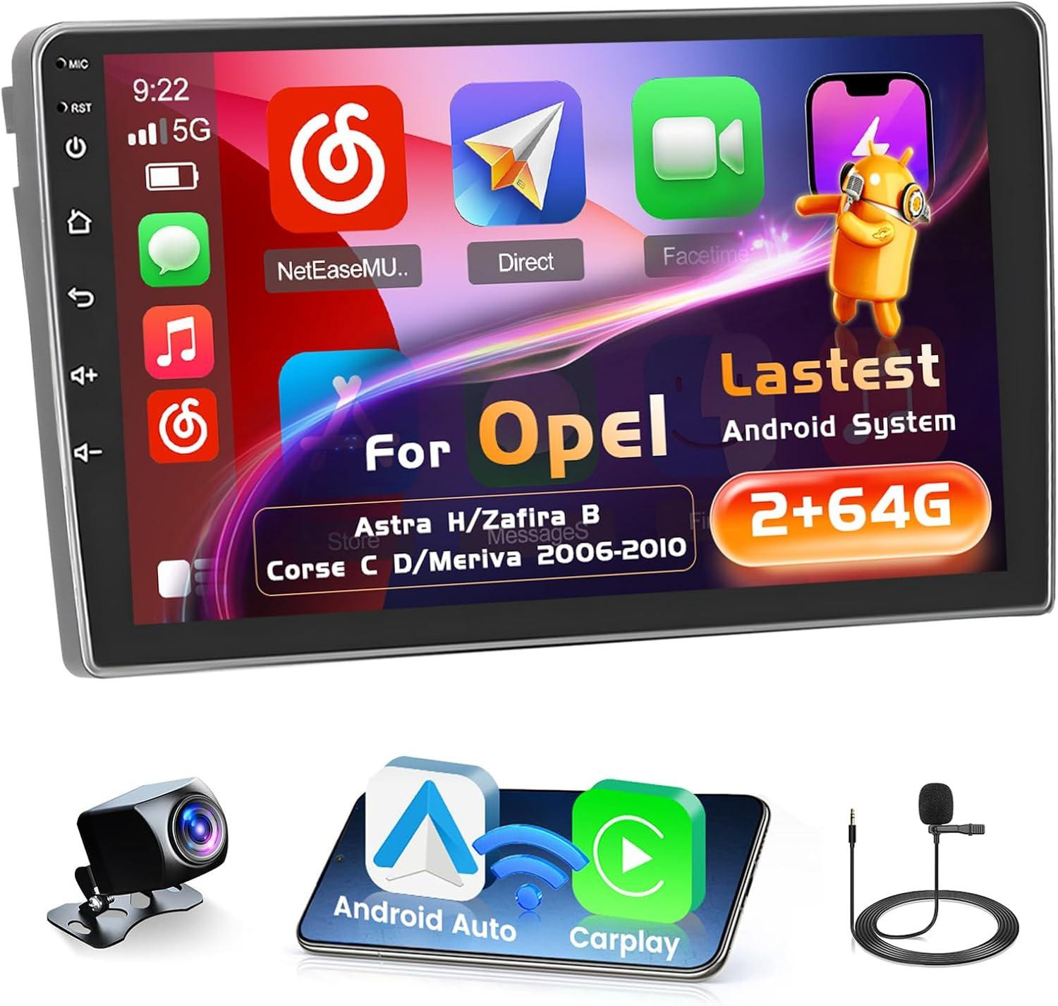 Selius Android Car Radio Multimedia Systeem met 9 Inch Touchscreen Navigatiesysteem