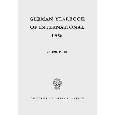 German Yearbook of International Law - Jahrbuch für Internationales Recht., Gebundene Ausgabe von , Duncker & Humblot, 978-3-428-11853-3