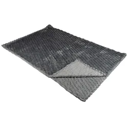 Kuscheldecke (BL 150x200 cm) - grau - BL 150x200 cm