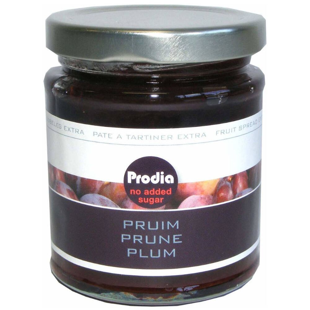 Prodia Broodbeleg Extra Pruim + Maltitol 215 g Futter