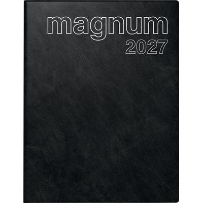 rido/idé 7027042907 Buchkalender Mod. magnum 2027 183×240 mm, Kunststoff, schwarz