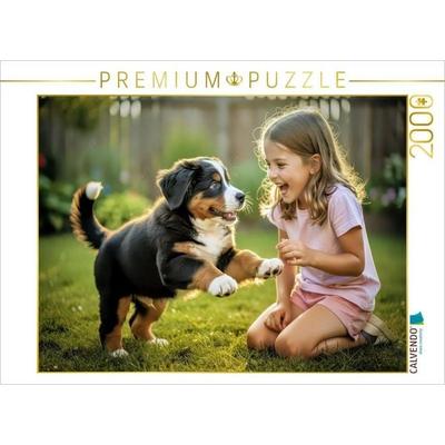 CALVENDO Puzzle Bernerbabyzauber, ein Moment, der bleibt. | 2000 Teile Lege-Größe 90x67cm Foto-Puzzle für glückliche Stunden, von , Calvendo Puzzle