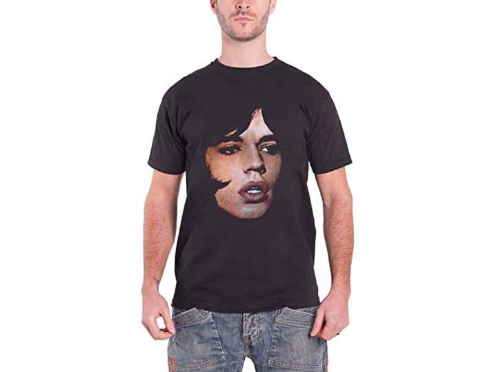 T-Shirt # S Black Unisex # Mick Portrait