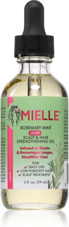 Mielle Rosemary Mint Light Scalp & Hair Strengthening Oil huile fortifiante cheveux et cuir chevelu LIGHT 59 ml