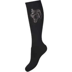 Red Horse, Unisex, Sportsocken, Cristal (x3) (XS), Schwarz, Pink
