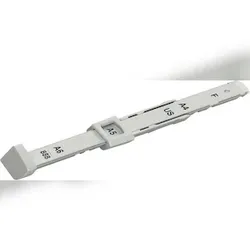 Anschlagschiene NeXXt für Locher, 136mm, dunkelgrau, Ersatz für Locher 5005, 5008, 5012, 5022, 5038, 5132, 5138