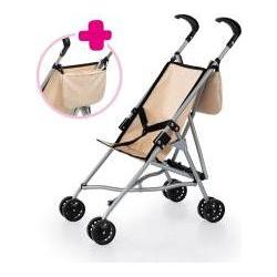 Bayer Beige Puppenwagen mit Tasche (65615428)