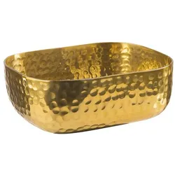 Servierschale aus Aluminium Goldfarben 700 ml