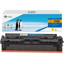 G&G, Toner, Kompatibler Toner, Gelb, Ersetzt HP 216A (Y)