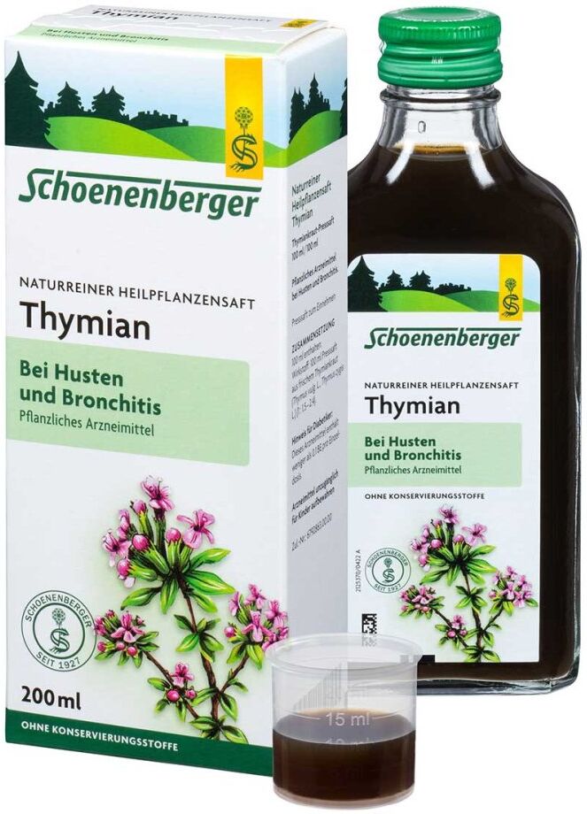Schoenenberger Naturreiner Heilpflanzensaft Thymian