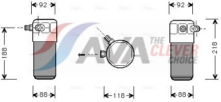Ava Clever Choice Trockner, Klimaanlage Aid153 Für Audi