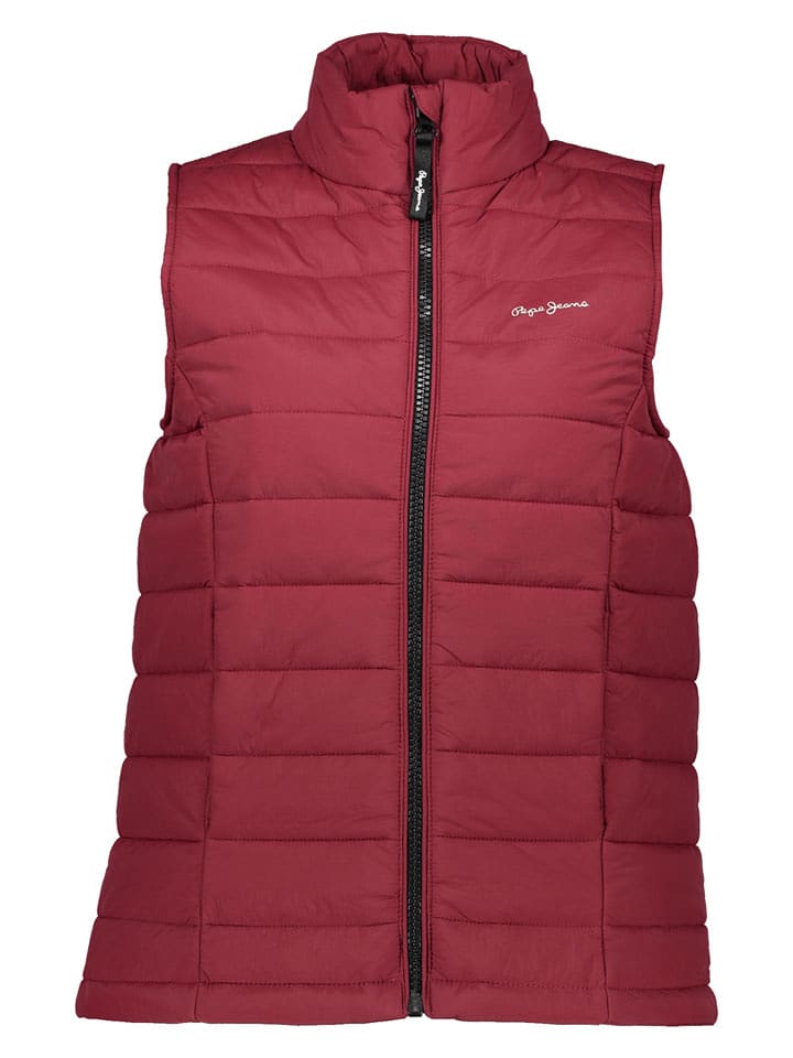 Pepe Jeans Steppweste in Rot - M