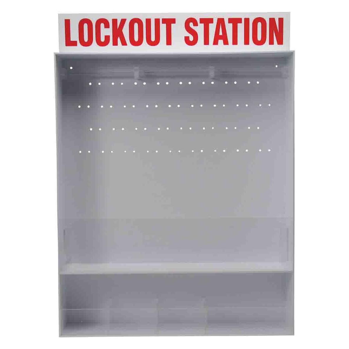 Brady Extra-Groe Lockout-Station (ohne Zubehr) (050993) (XL LOCKOUT STATION)