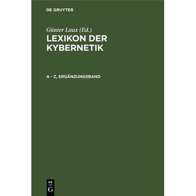 A - Z, Ergänzungsband, Gebundene Ausgabe von , De Gruyter, 978-3-11-248003-8