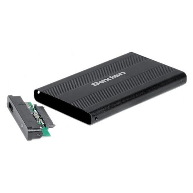 Dexlan SATA II Aluminium Gehäuse 2.5", USB 3.0 Gehäuse mit USB 3.0 Anschluss zum Einbau von 2.5" SATA Festp (2.5") (738308)
