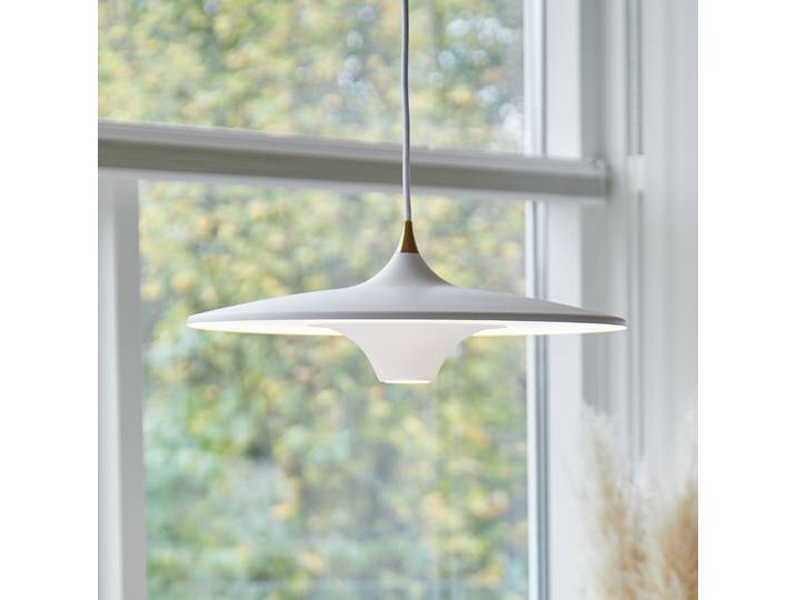 Suspension Moja Ø42 White - LOOM DESIGN - Salon / séjour - Moderne - Aluminium - À ampoule unique