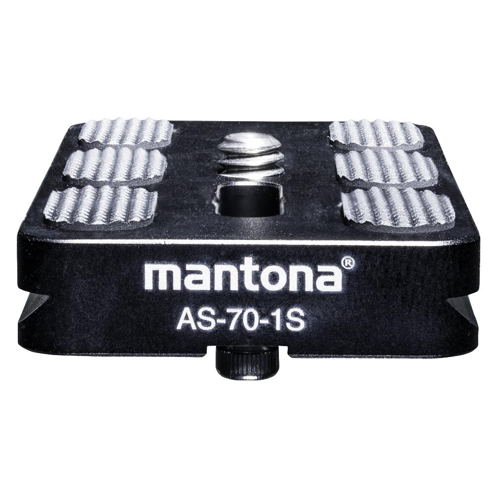 mantona AS-70-1S (Stativ Schnellwechselplatte) (21463)