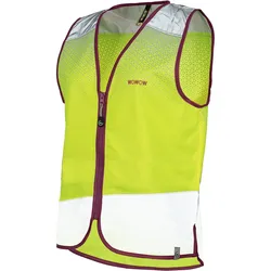 Wowow, Damen, Velojacke, Yara Gelbe Reflektierende Winddichte Fahrradweste (L), Gelb, L