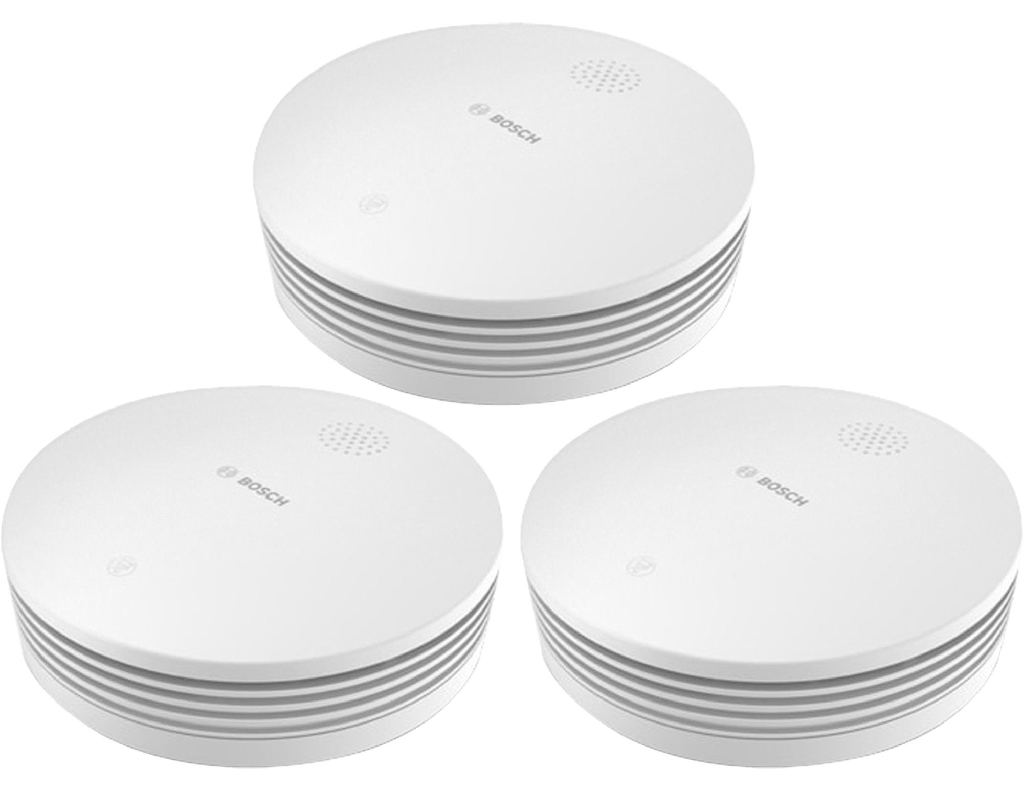 Bosch Smart Home Smart Home Rauchmelderwarnmelder II, (3er Pack)