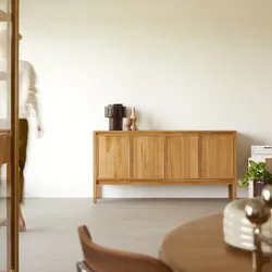Jane - Sideboard aus massivem Teak 160 cm