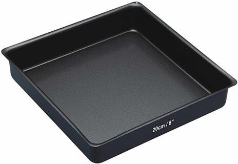 MasterClass Non-Stick 20cm Square Loose Base Sandwich Pan